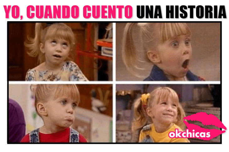 meme cuando cuento una historia