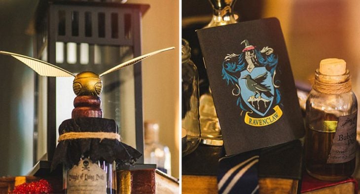 Detalles de la película de Harry Potter para una boda 