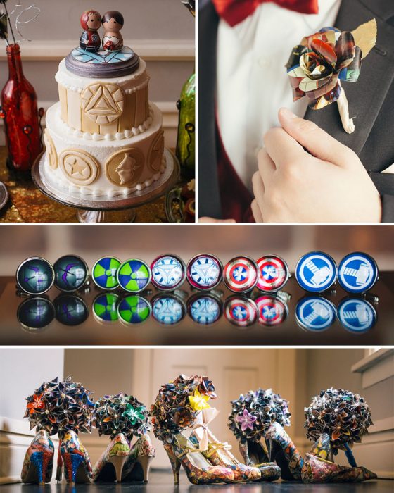 Elementos para Boda al estilo Avengers 