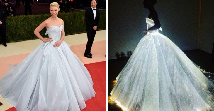 Claire Danes asiste a la Met Gala iteralmente con vestido deslumbrante