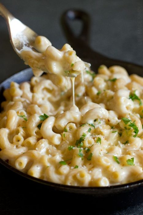 Macarrones con queso 