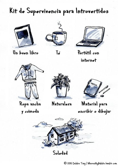 Imagen kit de supervivencia para introvertidos 