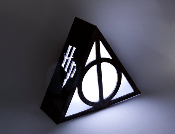 Lampara de las reliquias de la muerte de Harry Potter 