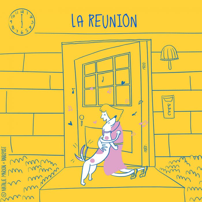 Ilustración ser mamá de un perro es: el reencuentro 