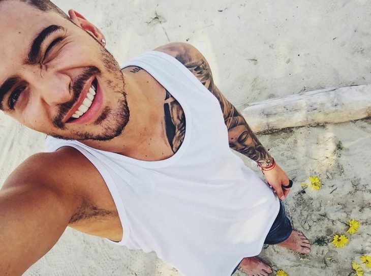 Maluma sonriendo 