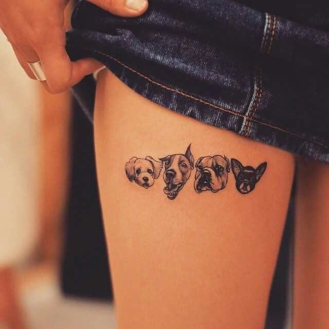 Tatuaje de perritos 