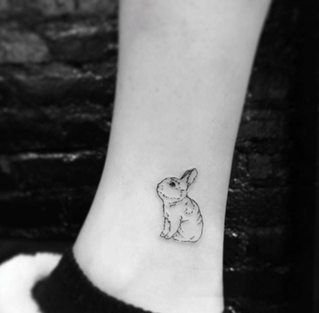 Tatuaje de conejo 