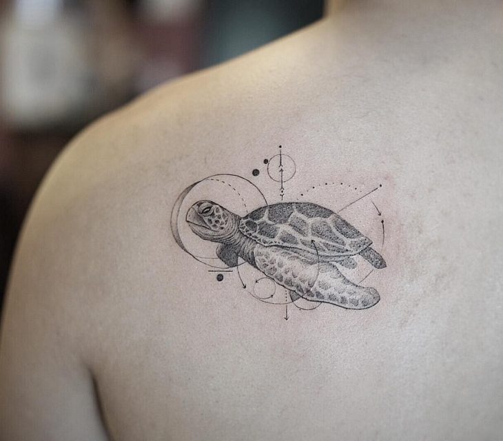 Tatuaje de tortuga 