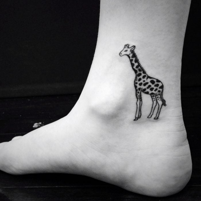 Tatuaje de jirafa 