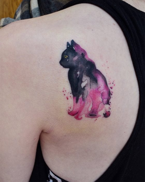 Tatuaje de gato 