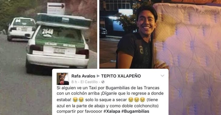 Un colchón fue robado en Xalapa y Facebook lo recuperó en menos de ocho horas