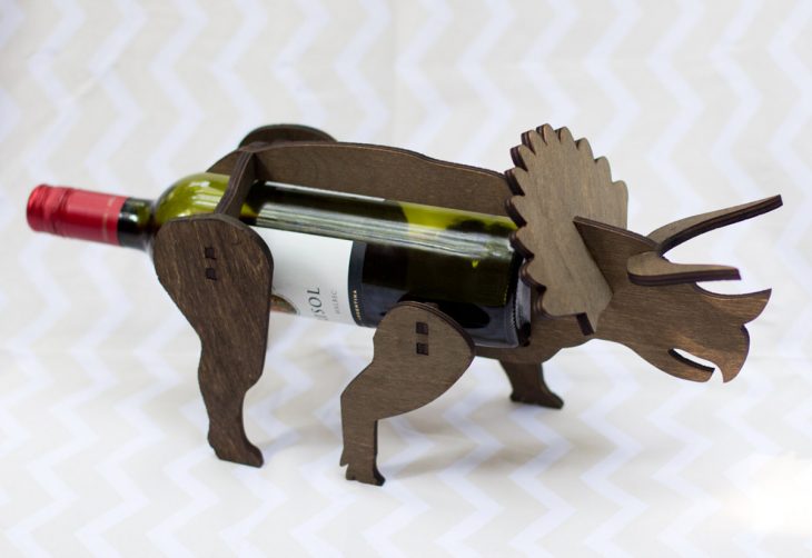 Dinosaurio para colocar botellas de vino 