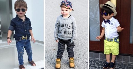 Adorables niños mini-fashionistas que tienen un gran estilo y visten mucho mejor que tú