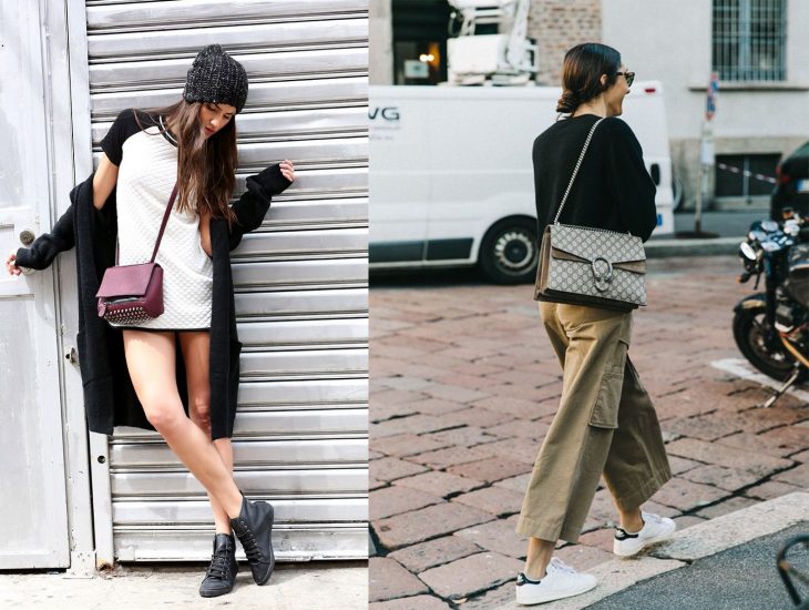 chicas con bolsos 