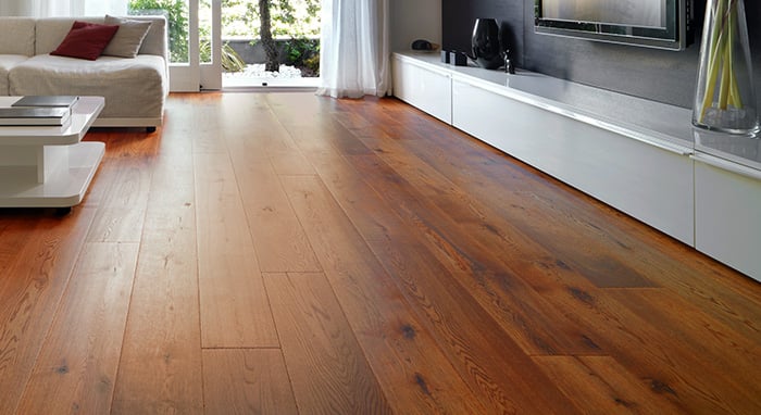 piso de madera pulido