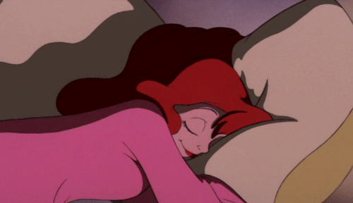 gif animación chica durmiendo