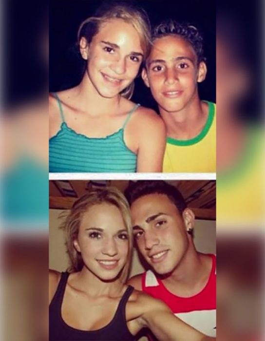 pareja adolescentes y ahora