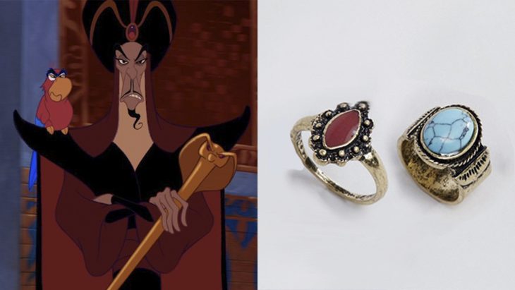 Anillo basado en el villano Jafar de la película Aladdin 