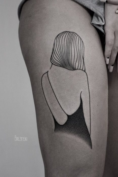 Tatuajes en puntillismo de Ilya Brezinski