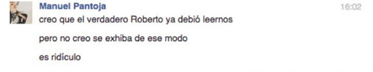 comentarios en mensaje de texto todos somos roberto 