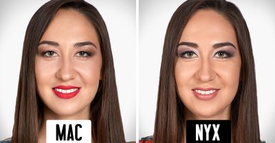 Así es como luce el rostro de esta chica cuando prueba 5 marcas de maquillaje distintas