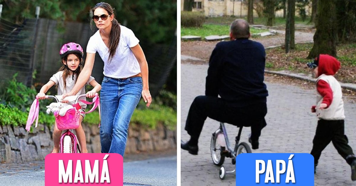 14 diferencias entre la crianza de un padre y una madre