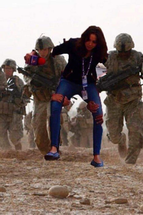 #LadyReportera en zona de guerra 