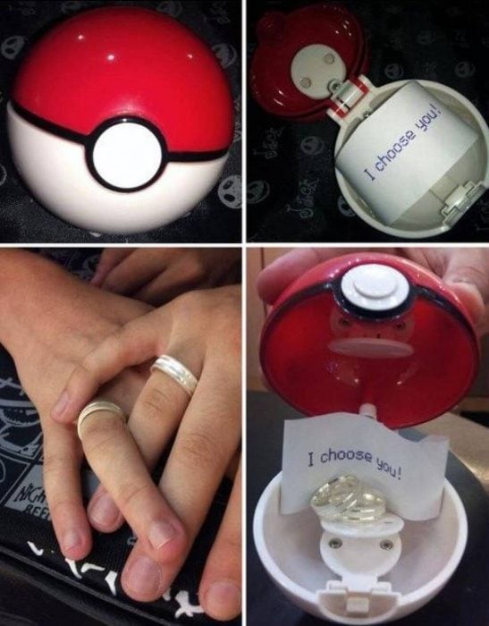 Propuesta de matrimonio al estilo Pokémon 