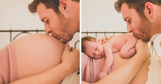20 Fotos del antes y después del embarazo que muestran la hermosa transición de esta etapa