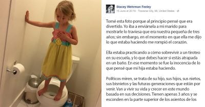 Una madre tomó lo que parecía ser una divertida foto de su hija; pero la realidad te romperá el corazón
