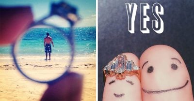 20 Parejas de enamorados que fueron muy creativos a la hora de anunciar su matrimonio