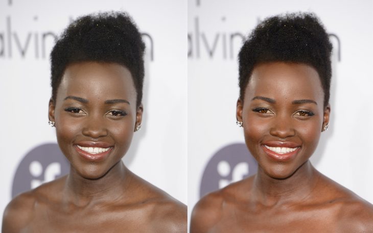 Lupita Nyong’o con los ojos de distinto color 