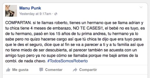 Todos somos Roberto