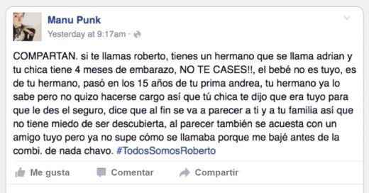 Todos somos Roberto