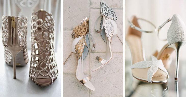 impresionantes zapatos de novia que parecen salidos de un cuento de hadas