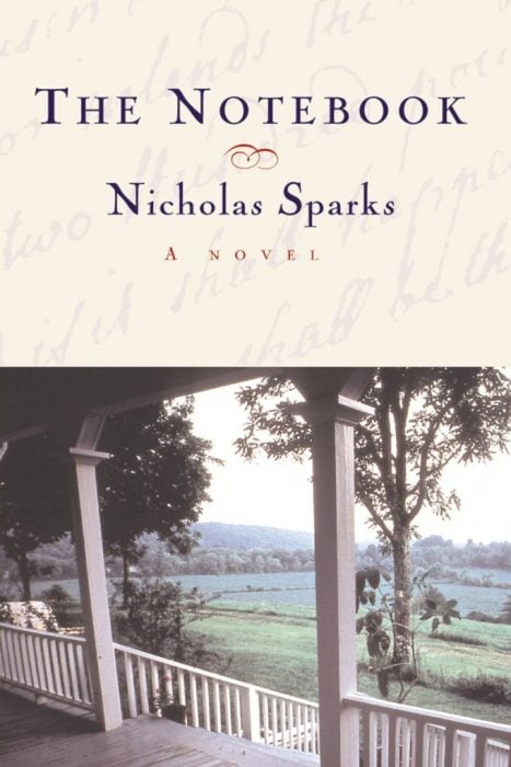 Portada del libro de Nicholas Sparks The Notebook 