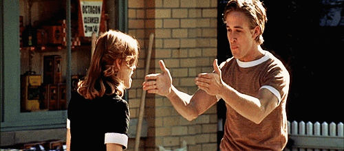 GIF Ryan Gosling y Rachel McAdams en la película diario de una pasión 