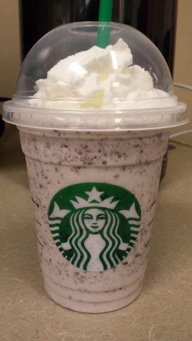 Frappucchino cookies and cream