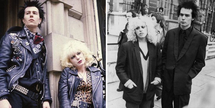 Gary Oldman y Chloe Webb como Sid Vicious y Nancy Spungen