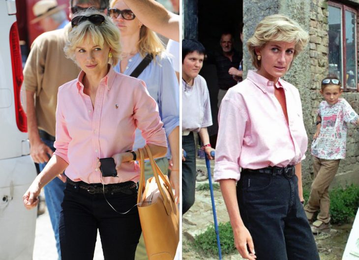 Naomi Watts como Princesa Diana