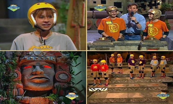 niños jugando en concurso de television leyenda del tesoro