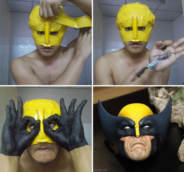 cosplay tailandés disfrazado de wolverine