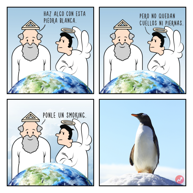 Cómics Dios creó a los pingüinos 