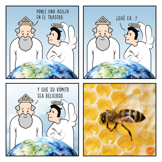 Cómics creación de las abejas 