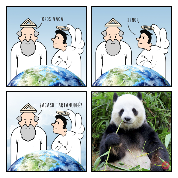 Cómics Dios creó a los pandas 
