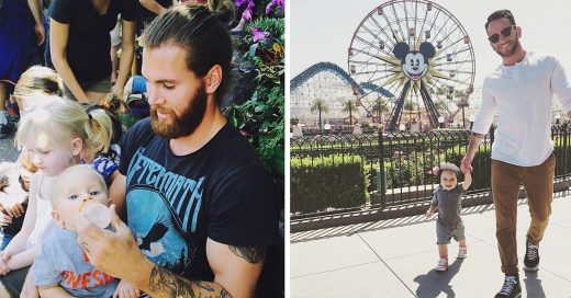 imágenes de la cuenta de Instagram de los papás más guapos de Disney