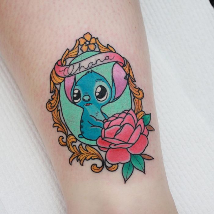 Tatuaje de stich de la película lilo y stich 