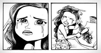 9 Ilustraciones que reflejan la realidad que vivimos las chicas con cabello largo