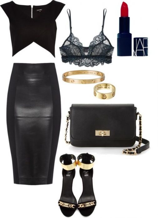 Outfit en color negro 