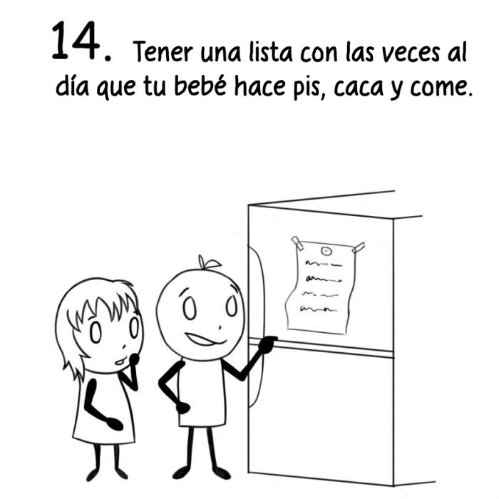 Comic de cosas que sólo los nuevos padres entienden. lista de padres 